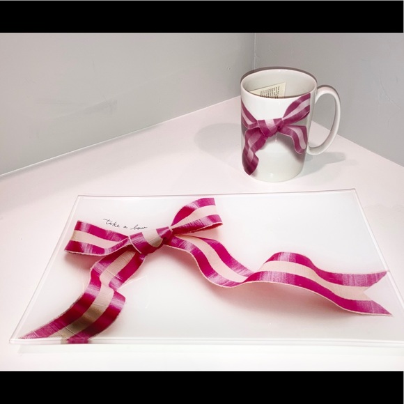 Kate Spade Rectangle Tray & Coffee Mug